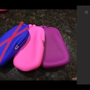 Bundle of two , New Silicone large coin purse